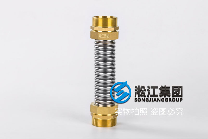 DN50冷熱水銅頭金屬軟管